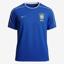 Camisa Retrô Seleção Brasileira II Away 1998/99  Azul