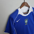 Camisa Retrô 2004 Seleção Brasileira II - Azul