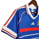 Camisa Retrô França I Home 1998/99 Azul