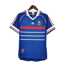 Camisa Retrô França I Home 1998/99 Azul
